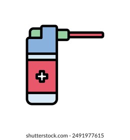 Pharmacy Nasal Spray Icon Vector Illustration