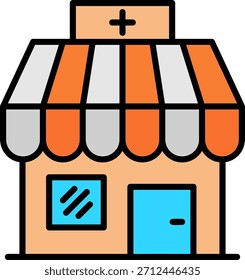Apotheke Neue Icons Design Vektor