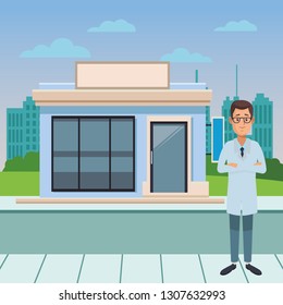 pharmacy pharmacist cartoon