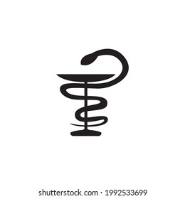 Pharmacy related vector glyph icon. Isolated on white background. Vector illustration