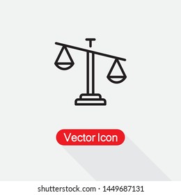 Pharmacy Scales Icon Vector Illustration Eps10