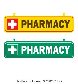 Pharma-Schild, einzelne Illustration