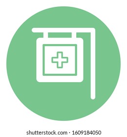 
Pharmacy Signboard Isolated Vector icon which can be easily modified or edit
