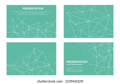 Pharmacy Slide Background. Medical Vector Template For Power Presentation Or Banner.