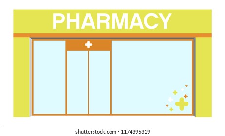 Pharmacy store building