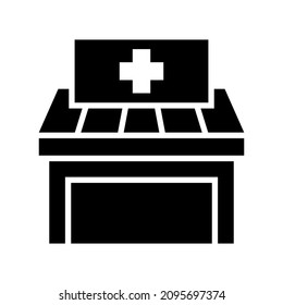 pharmacy store icon or logo isolated sign symbol vector illustration - high quality black style vector icons
