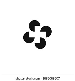 Logotipo de símbolo de farmacia. Ilustración vectorial.