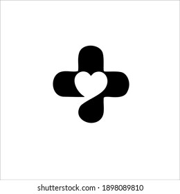 Pharmacy Symbol Logo. Vector Illustration.
