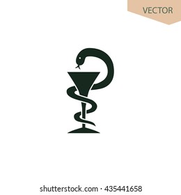 Pharmacy symbol, vector icon