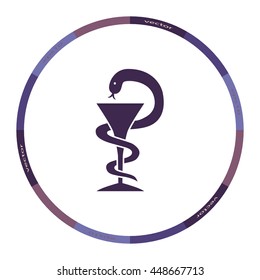 Pharmacy symbol, vector icon