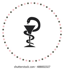 Pharmacy symbol, vector icon