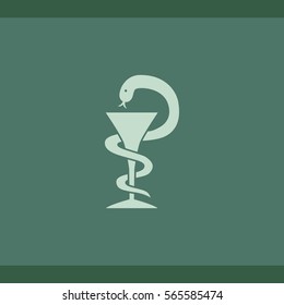 Pharmacy symbol, vector icon