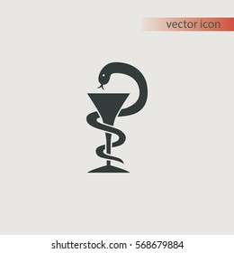 Pharmacy symbol, vector icon