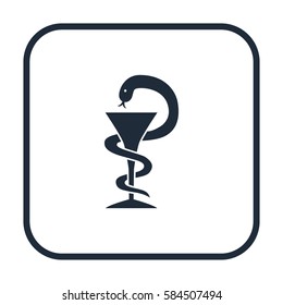 Pharmacy symbol, vector icon