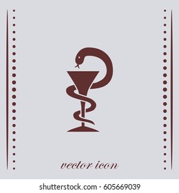 Pharmacy symbol, vector icon