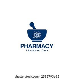 Pharmacy Technology Logo Medical Simpe