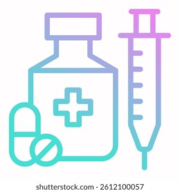 Pharmacy Therapy Icon Element For Design