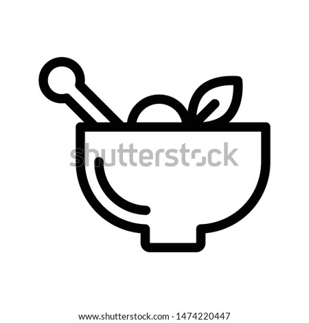 pharmacy thin line vector icon