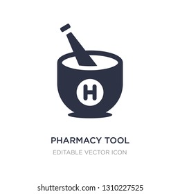 pharmacy tool icon on white background. Simple element illustration from Medical concept. pharmacy tool icon symbol design.