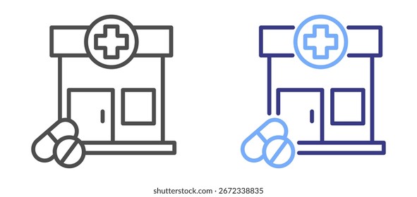 Pharmacy two color icon Sheet