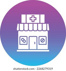 Icono vector farmacia. Se puede usar para imprimir, móviles y aplicaciones web.