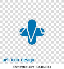 pharmacy vector icon on an abstract background