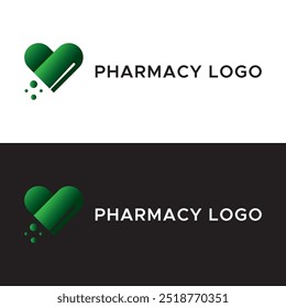 Pharmacy vector logo design. Medical vector logo design. 