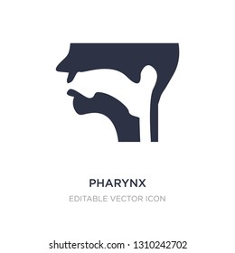 pharynx icon on white background. Simple element illustration from Medical concept. pharynx icon symbol design.