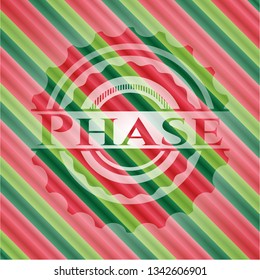 Phase christmas badge.