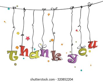 Phase Thank You hanging on the rope.