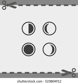 Phases of the moon.