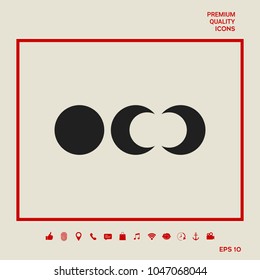 Phases of the moon icons