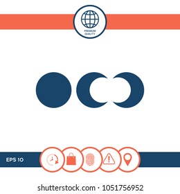 Phases of the moon icons
