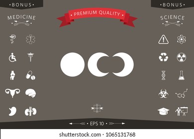 Phases of the moon icons