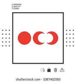 Phases of the moon icons