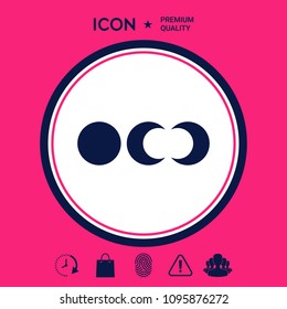 Phases of the moon icons