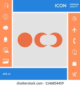 Phases of the moon icons