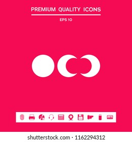 Phases of the moon icons