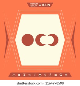 Phases of the moon icons