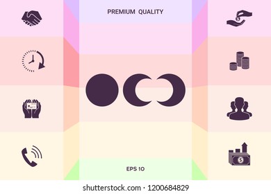 Phases of the moon icons