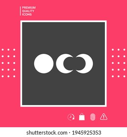 Phases of the moon icons