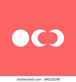 Phases of the moon icons