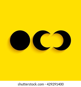 Phases of the moon icons