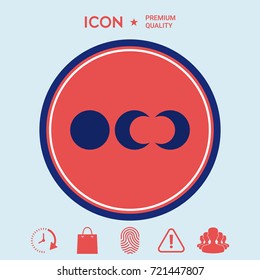 Phases of the moon icons
