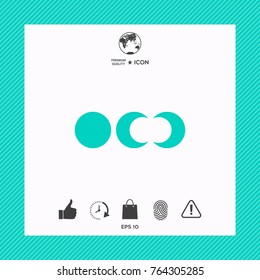 Phases of the moon icons