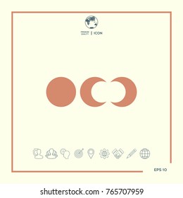 Phases of the moon icons
