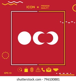 Phases of the moon icons