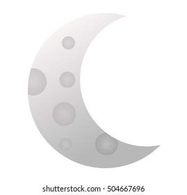 Phases of the moon vector nature cosmos cycle satellite surface