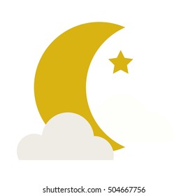 Phases of the moon vector nature cosmos cycle satellite surface