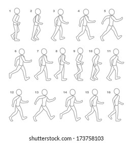 659 Walking man sequence Images, Stock Photos & Vectors | Shutterstock